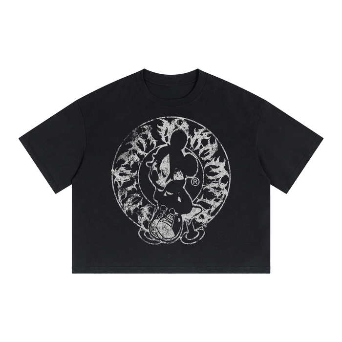 Alone Cropped Boxy Tee