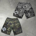 RETROVERT Cargo Shorts Camo Street