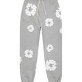 DENIM TEAR Sweatpants Floral Print Washed