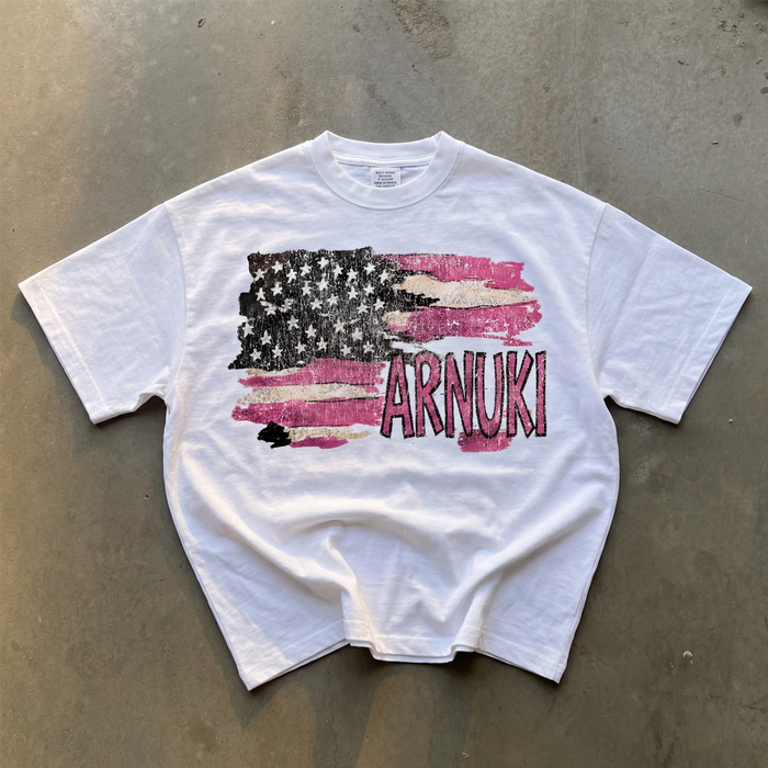 Arnuki Flag Cropped Boxy Tee