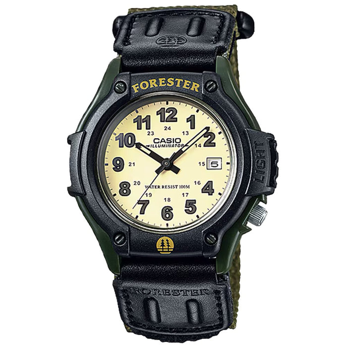 Casio Men's Field Watch with Green Nylon Band - FT-500WC-3BV