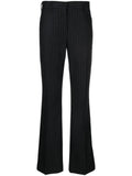 Dries Van Noten Women Pinstripped Wool Trousers