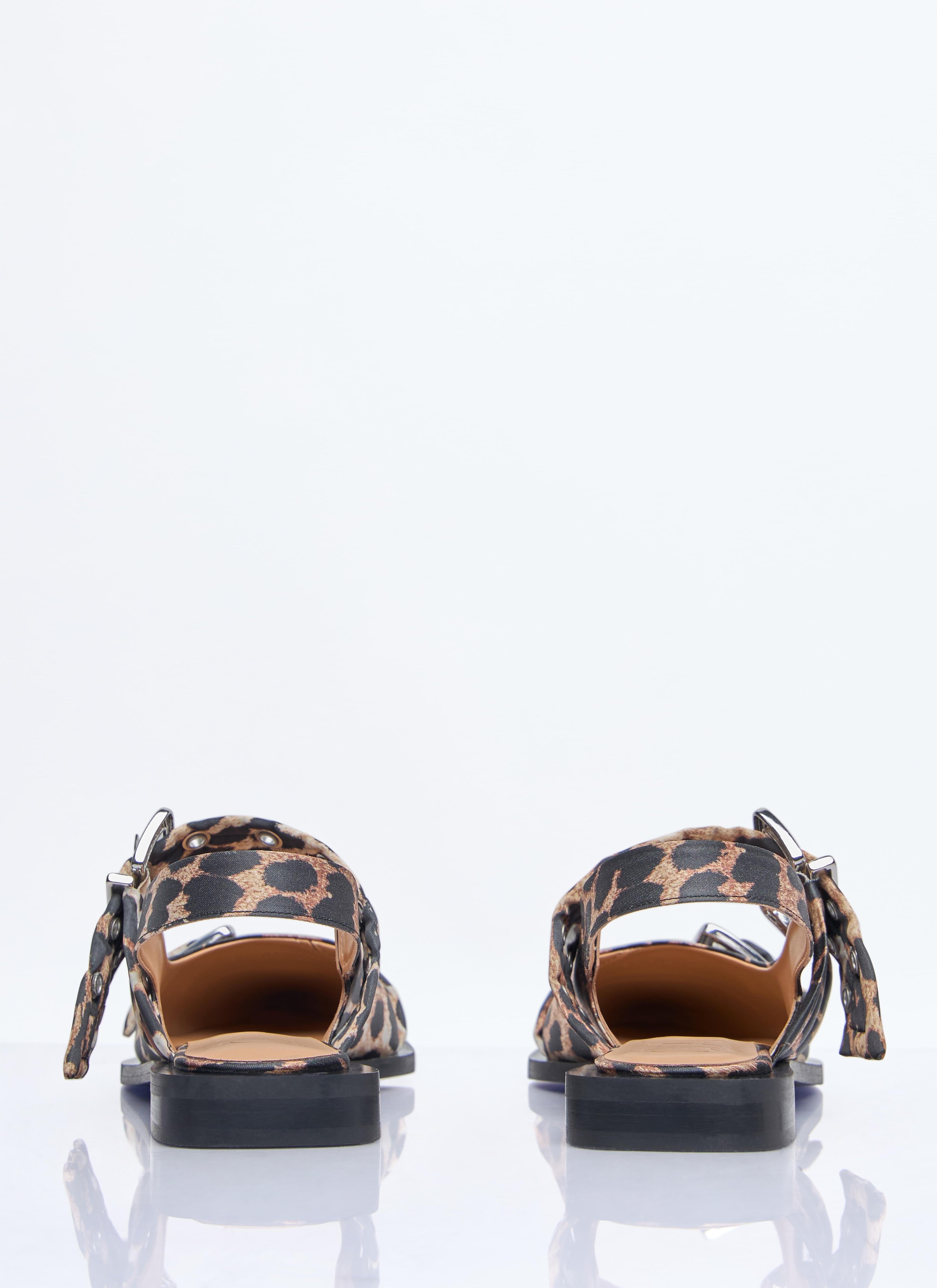 Ganni Women Feminine Buckle Ballerina Flats