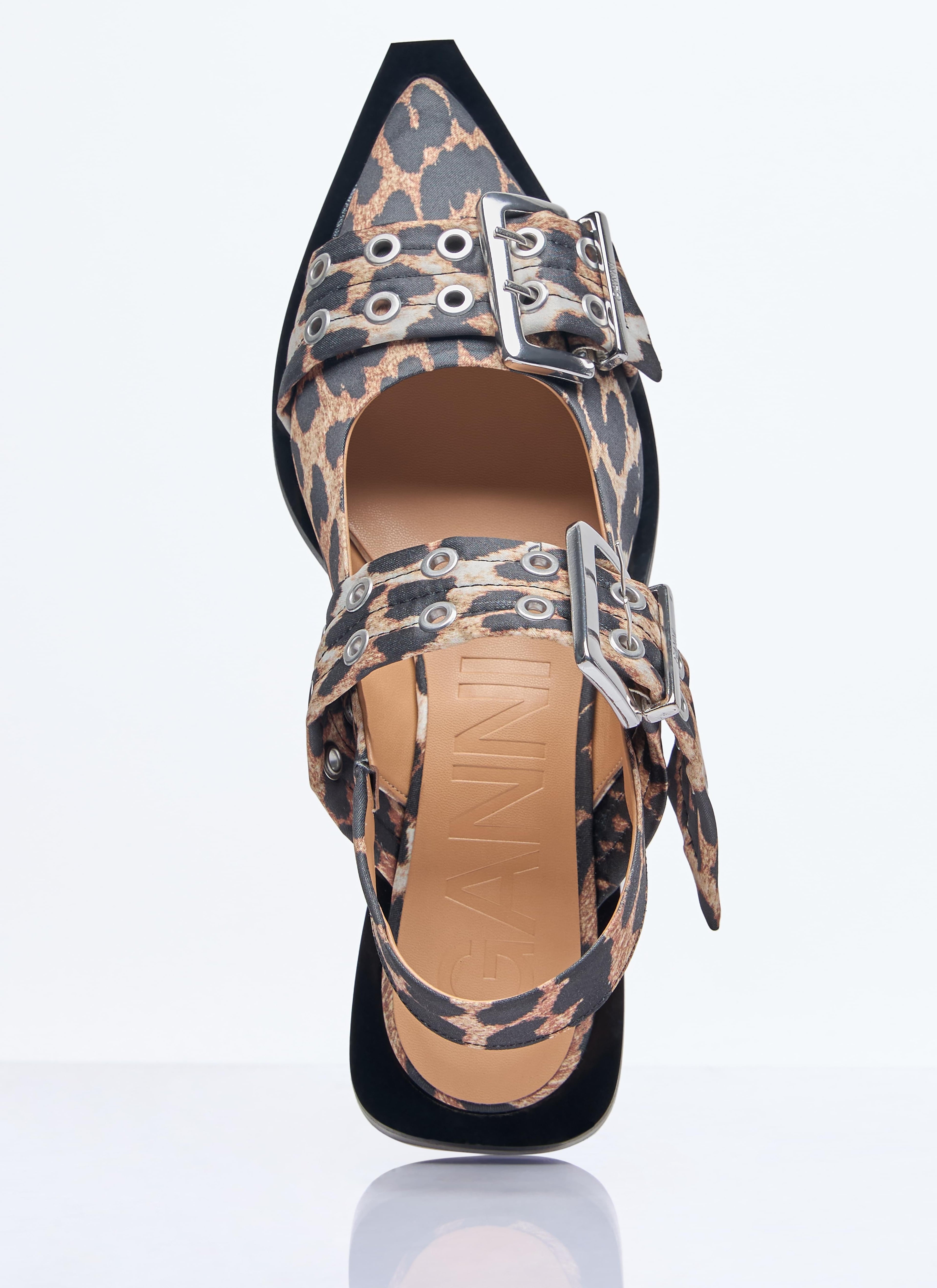 Ganni Women Feminine Buckle Ballerina Flats