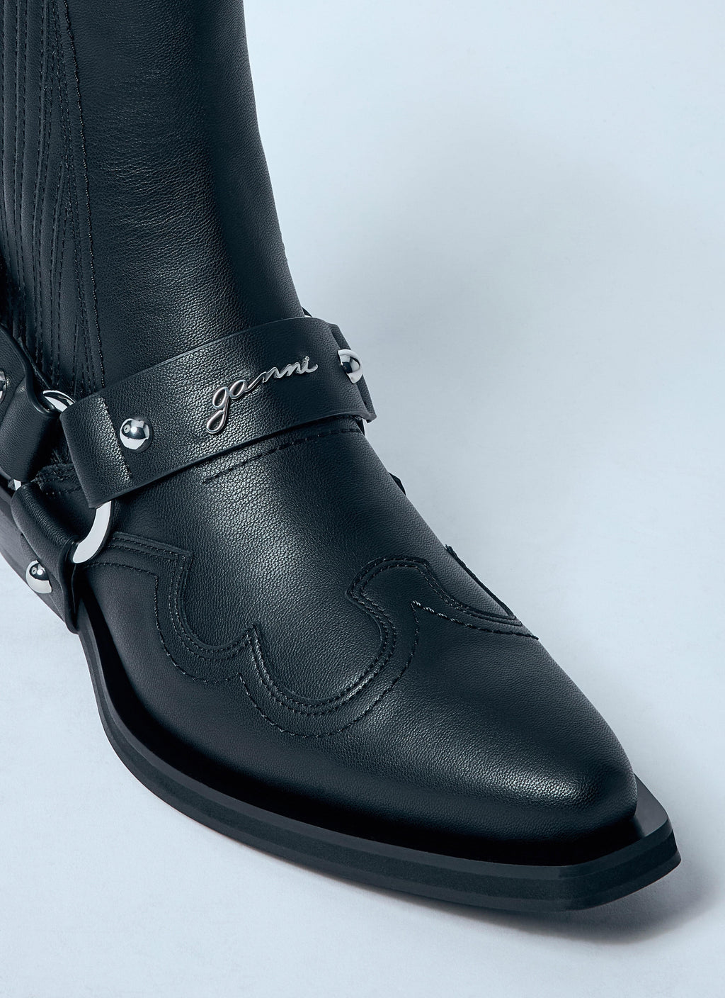 Ganni Women Low-Cut Western Chelsea Boots