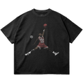 Basketball Garment Dyed Streetwear Tee 260 GSM Cotton T Shirt For Athleisure And Casual Wear