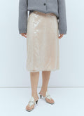Gucci Women Sequin-Embroidered Tulle Skirt