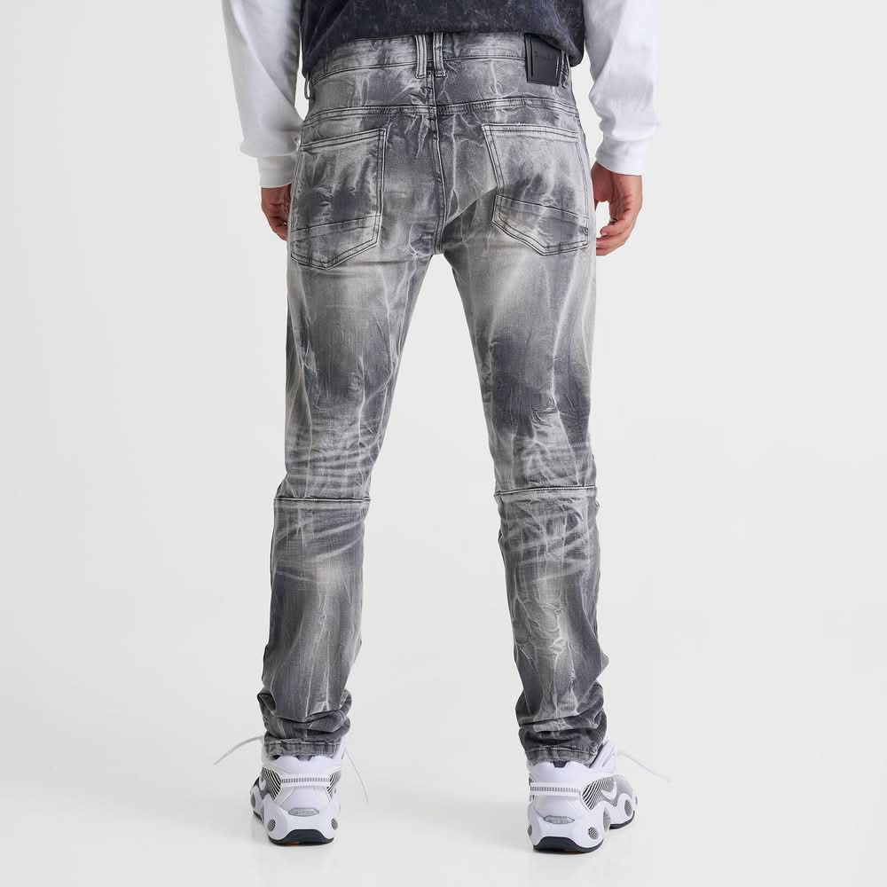 SRJP25508 HEAVY WHISKER EFFECT JEANS