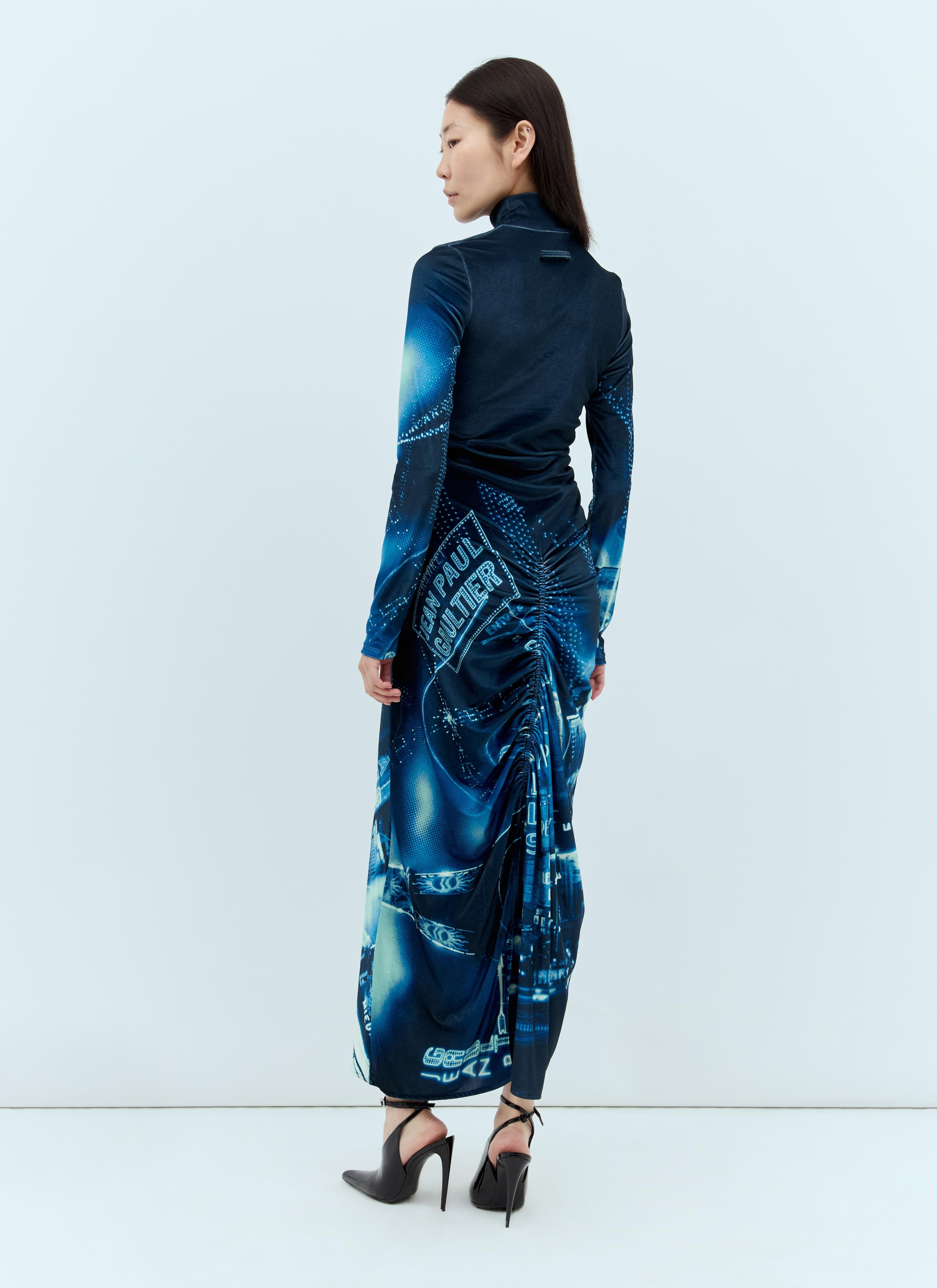 Jean Paul Gaultier Women Pigalle Gathered Velvet Dress