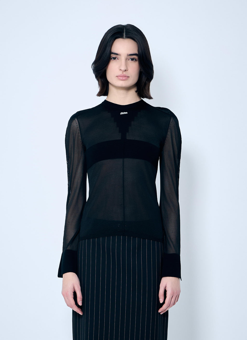 Jean Paul Gaultier Women Open-Knit Sweater