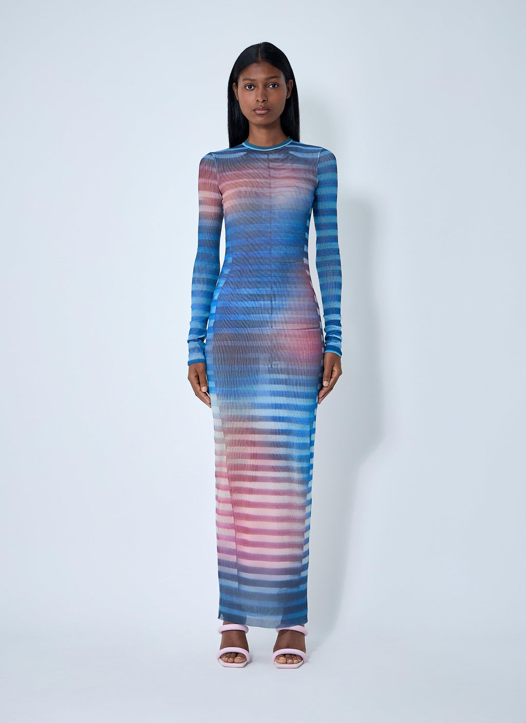 Jean Paul Gaultier Women Air Mesh Maxi Dress