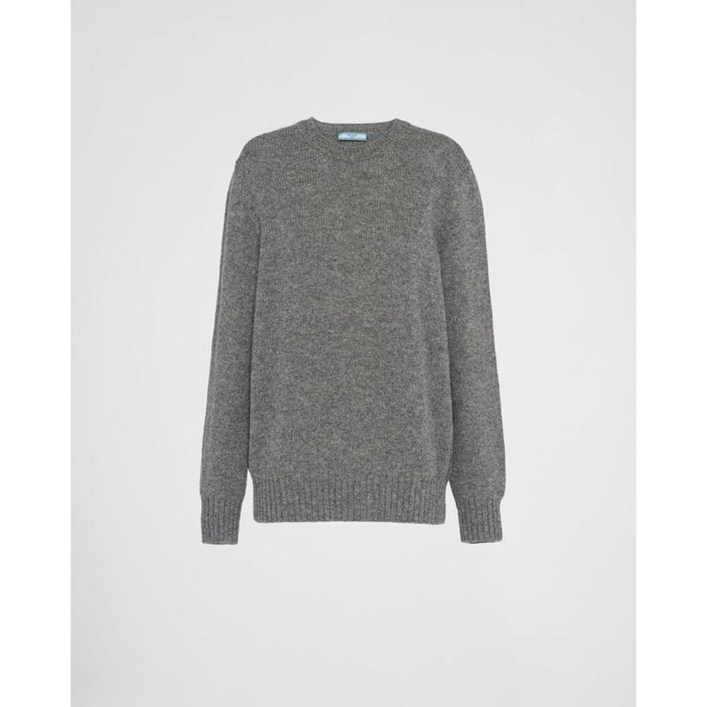 Prada Men Wool And Cashmere Crew-Neck Sweater