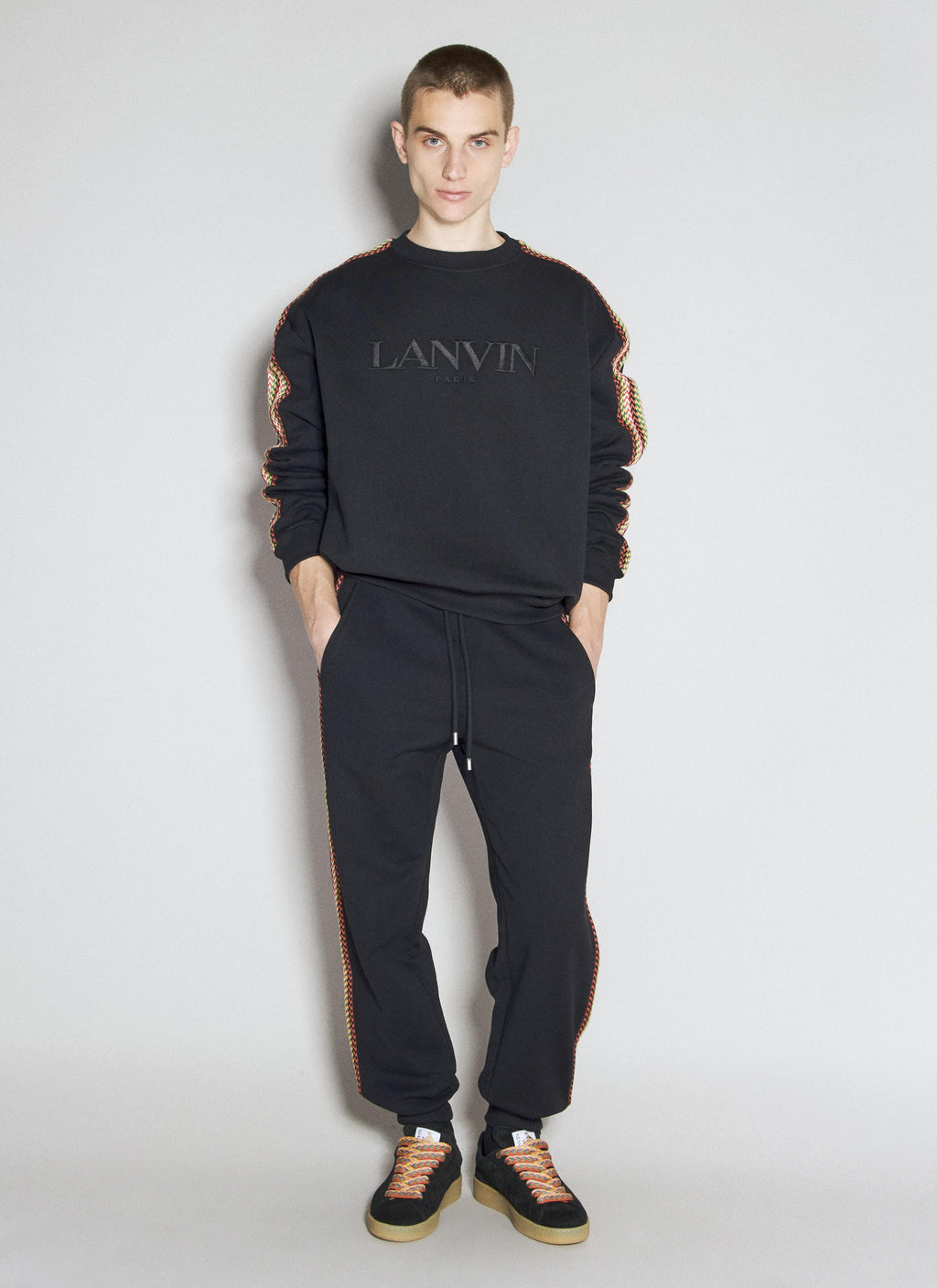 Lanvin Men Side Curb Track Pants
