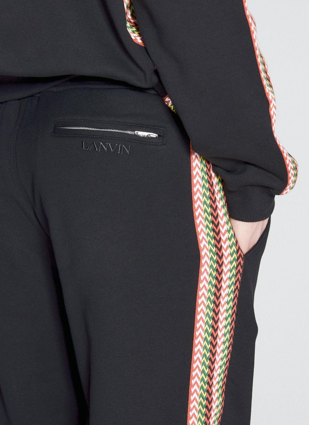 Lanvin Men Side Curb Track Pants