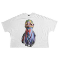Motley Streetwear Cropped Boxy Tee 280GSM True To Size Unisex Short Sleeve Top For Casual Street Style
