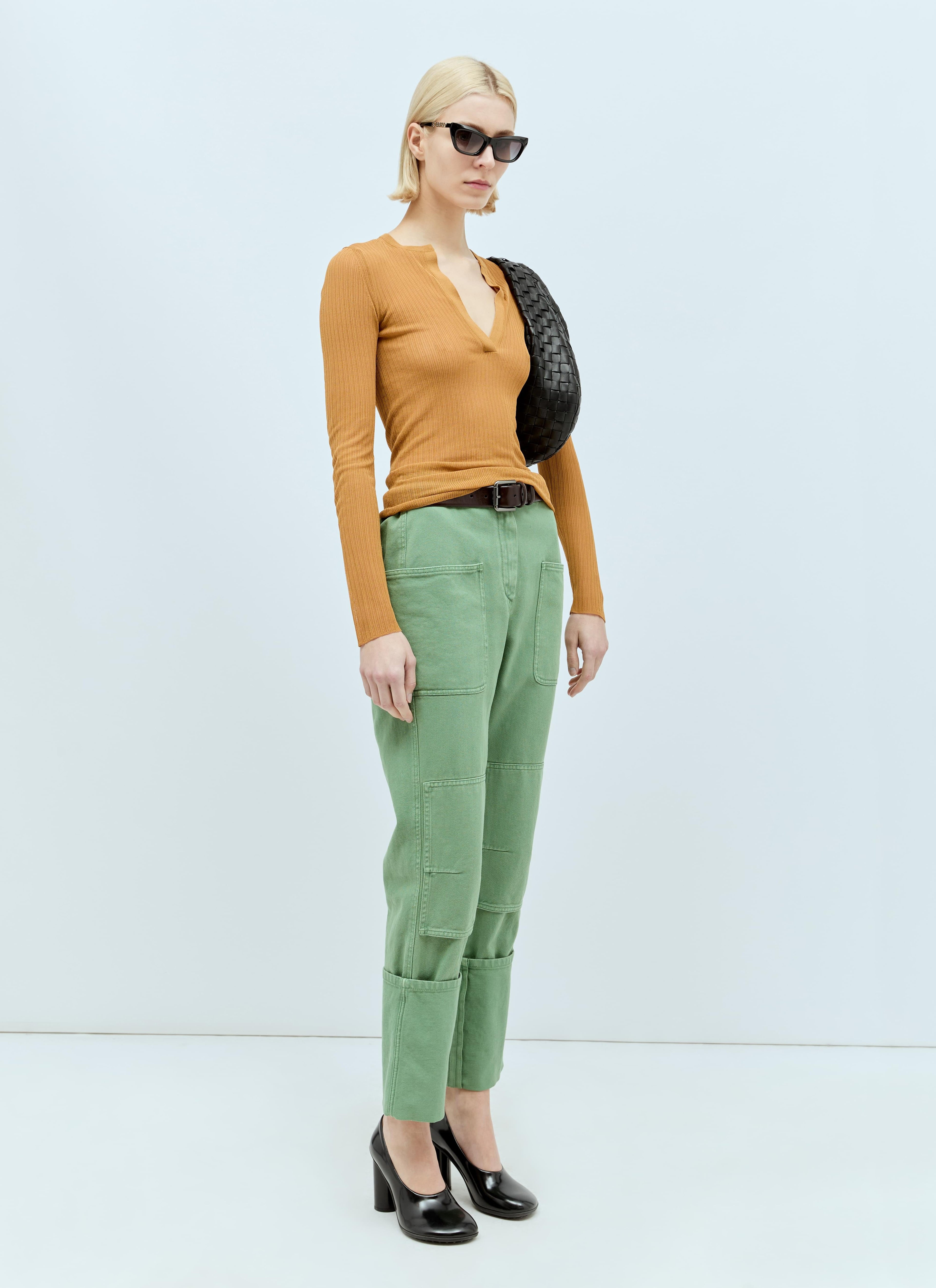 Max Mara Women Cotton Drill Pants