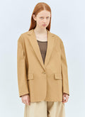 Max Mara Women Oversized Canvas Blazer