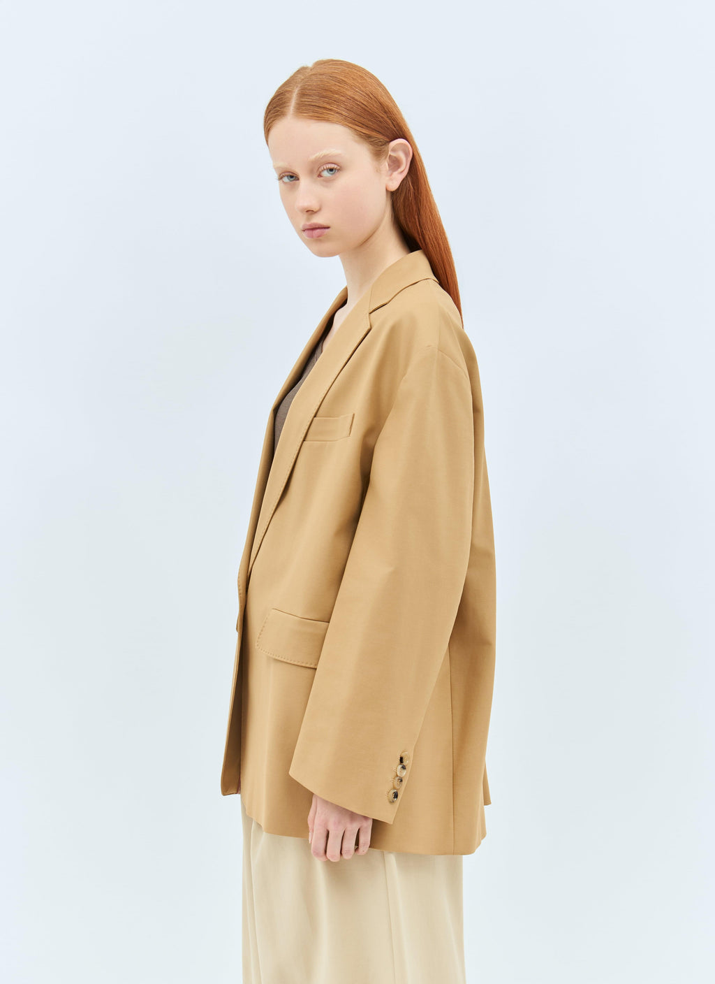 Max Mara Women Oversized Canvas Blazer