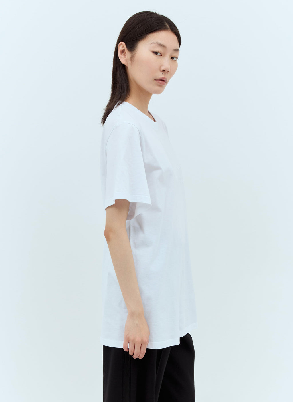 Max Mara Women Logo Embroidery T-Shirt