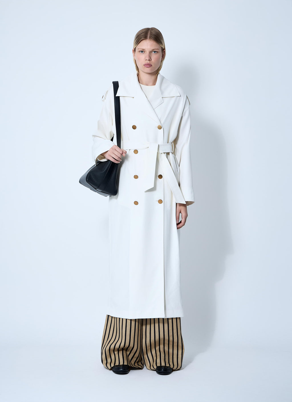 Max Mara Women Water-Repellent Garbardine Trench Coach