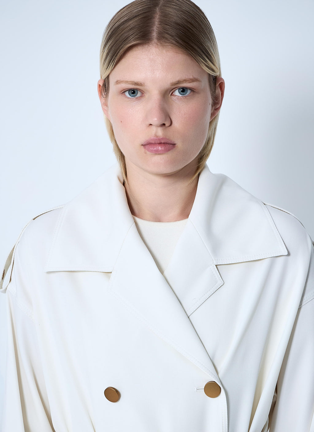 Max Mara Women Water-Repellent Garbardine Trench Coach