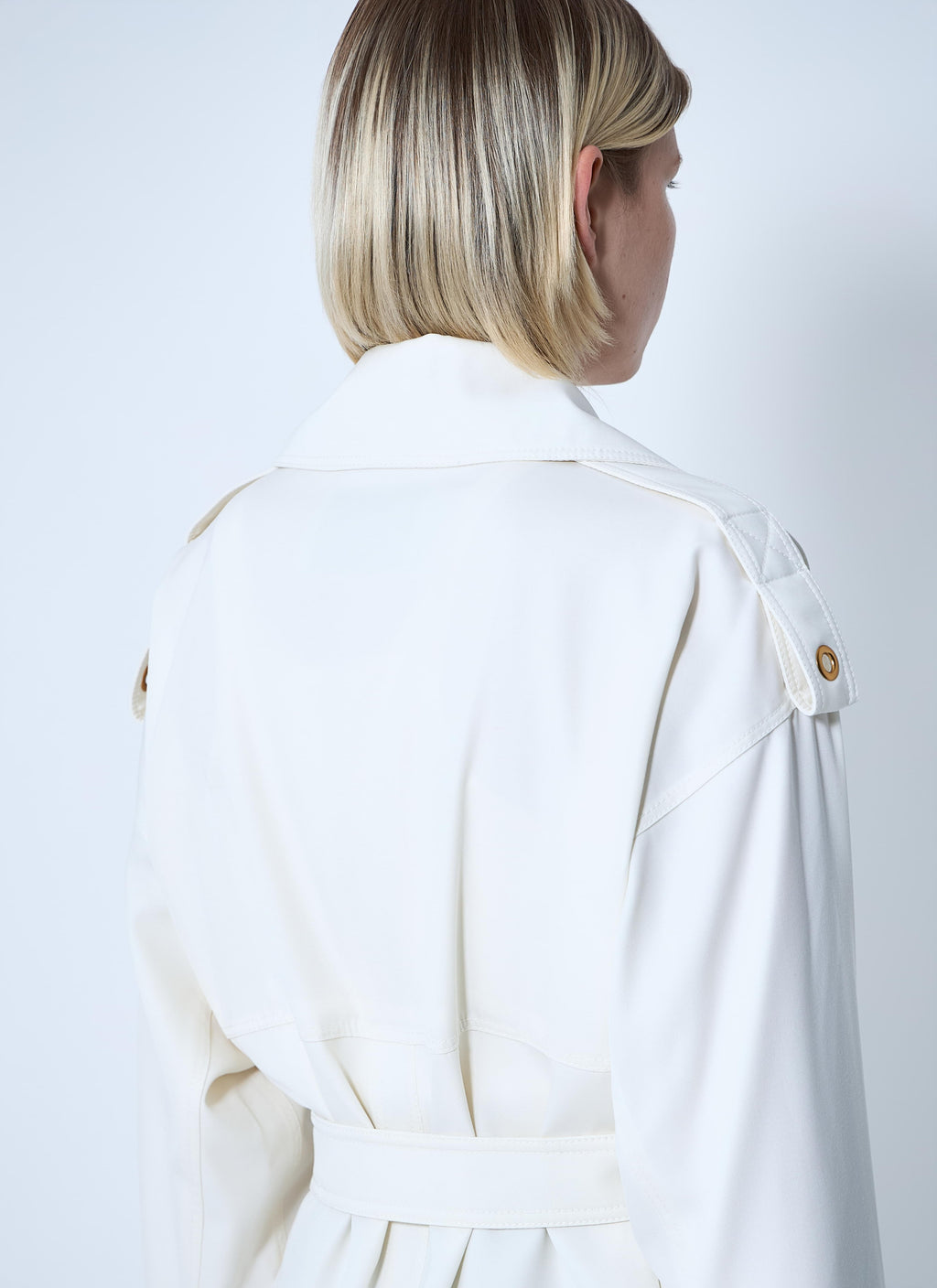 Max Mara Women Water-Repellent Garbardine Trench Coach