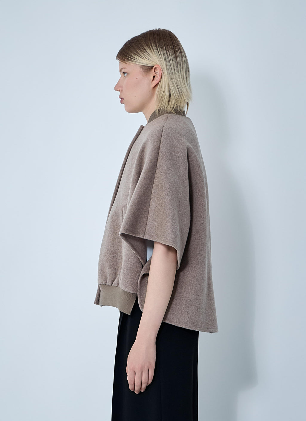 Max Mara Women Cashmere Logo Motif Poncho