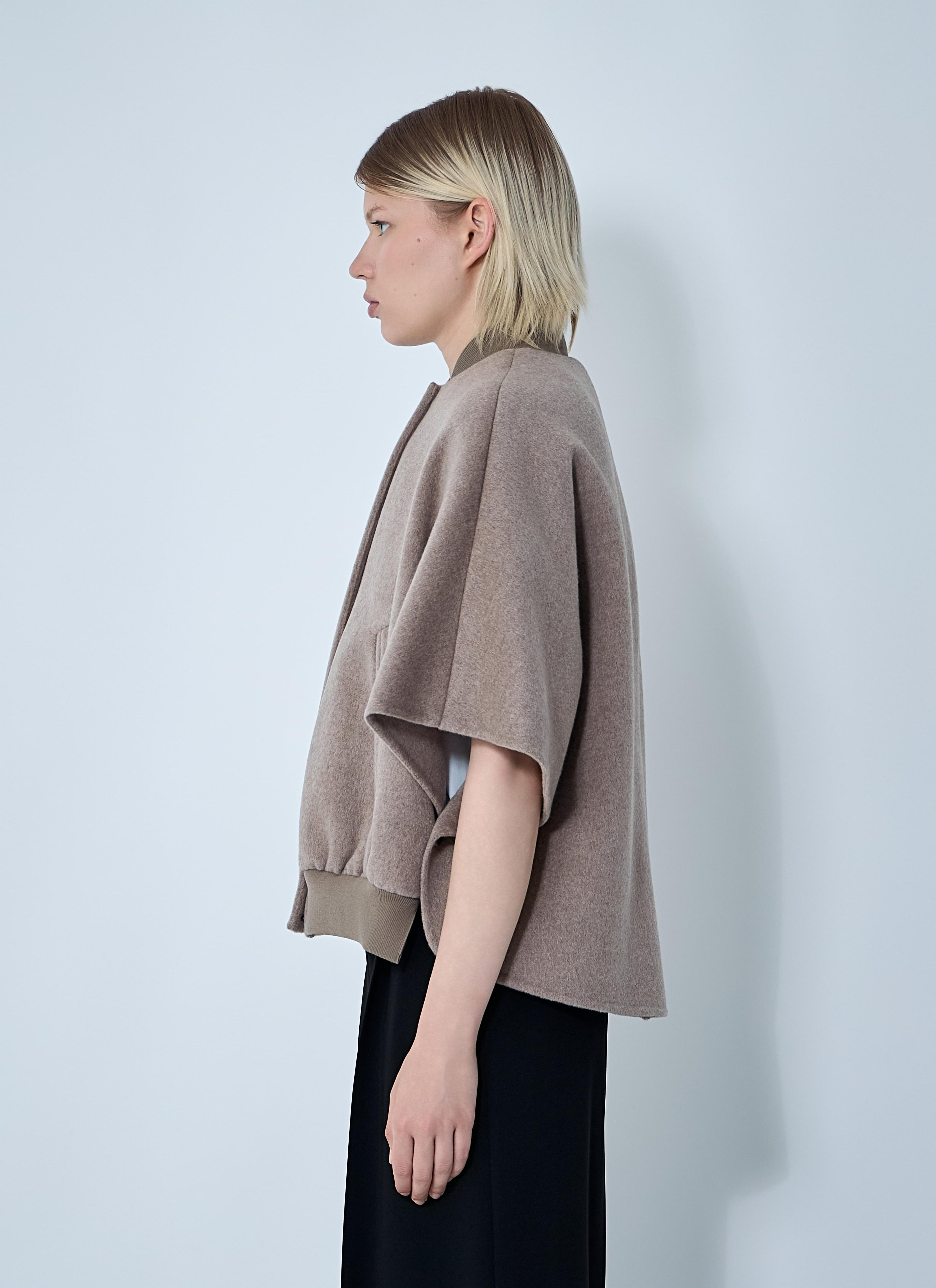 Max Mara Women Cashmere Logo Motif Poncho