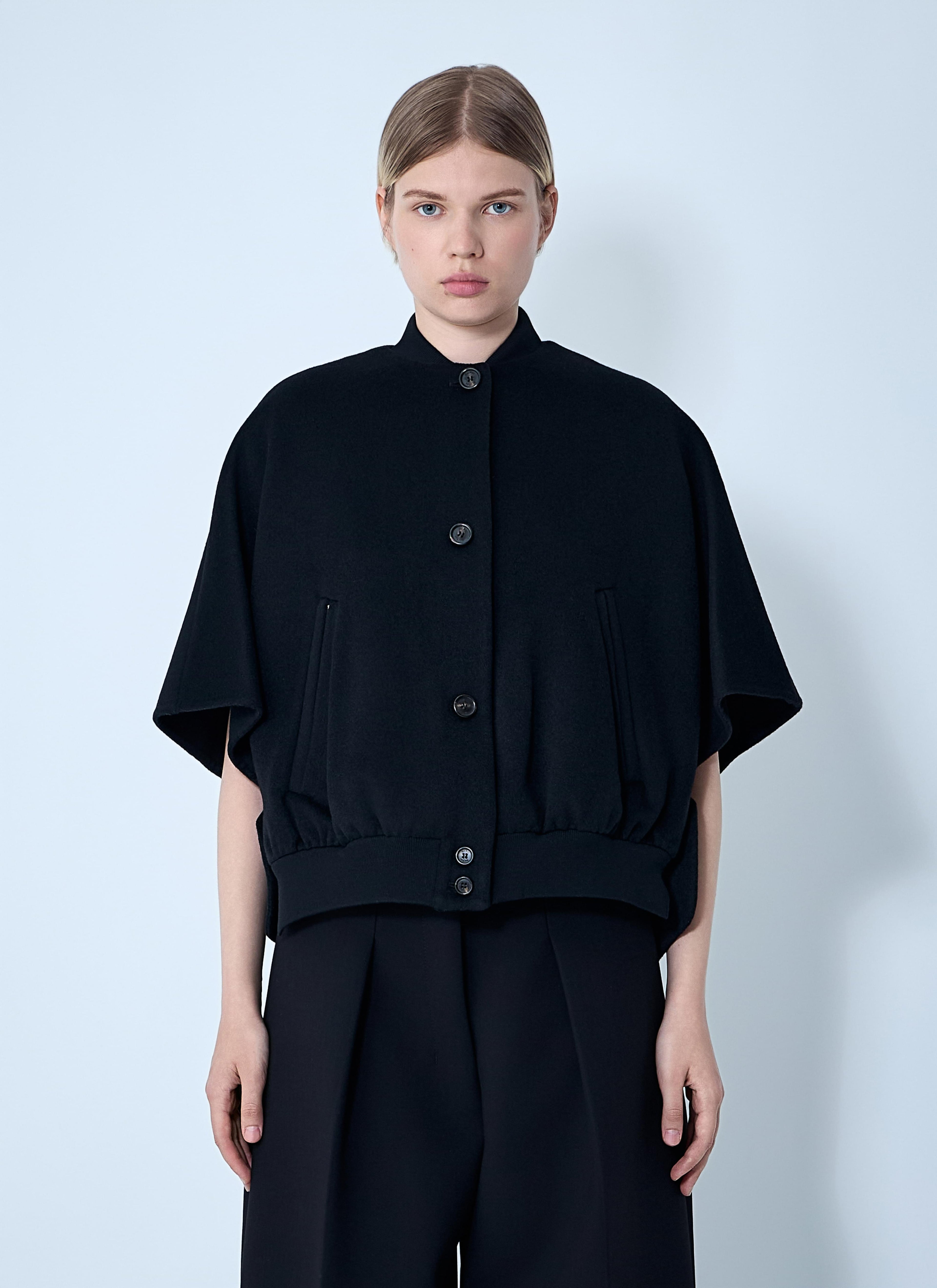 Max Mara Women Cashmere Cropped Sleeve Jacket