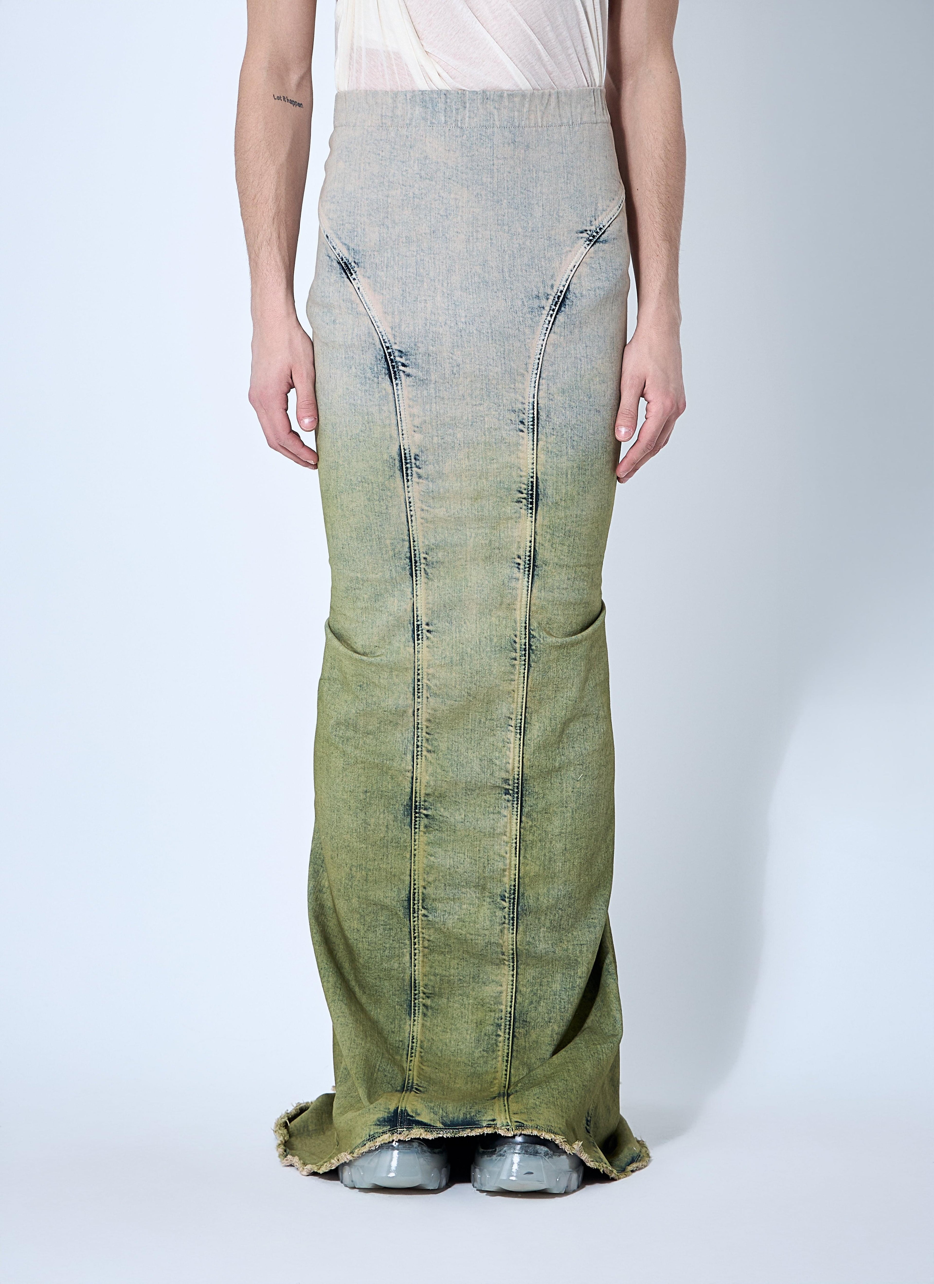 Moncler X Rick Owens Women Acid Degrade Al Maxi Skirt
