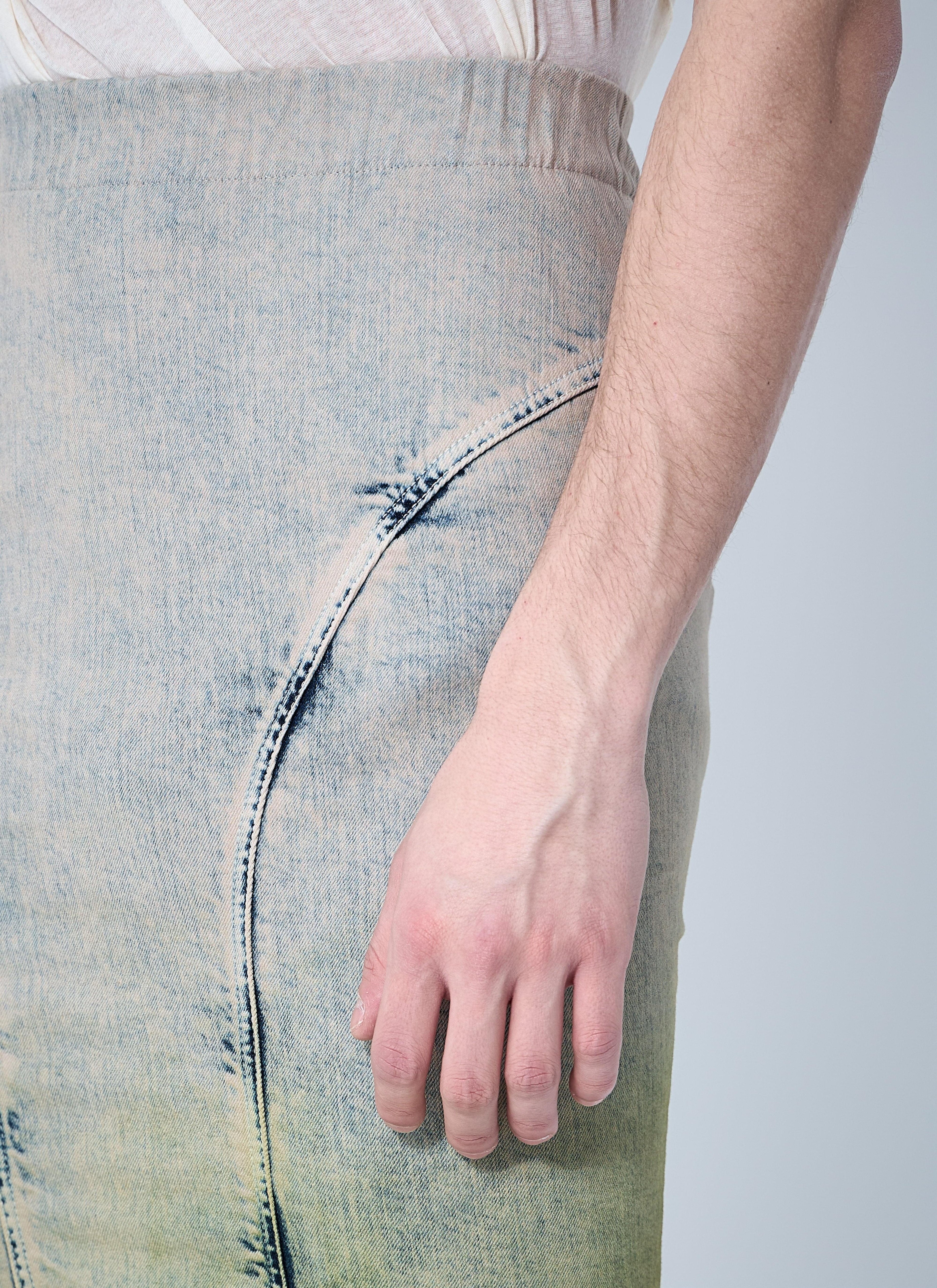 Moncler X Rick Owens Men Acid Degrade Al Maxi Skirt