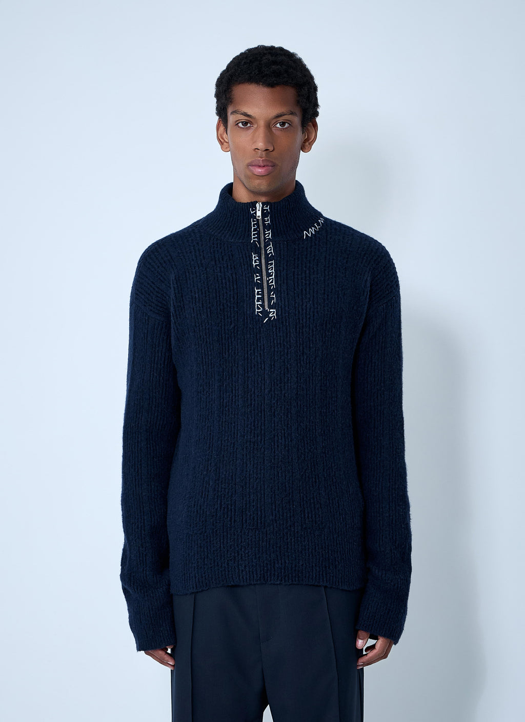 Marni Men Logo Embroidery Sweater