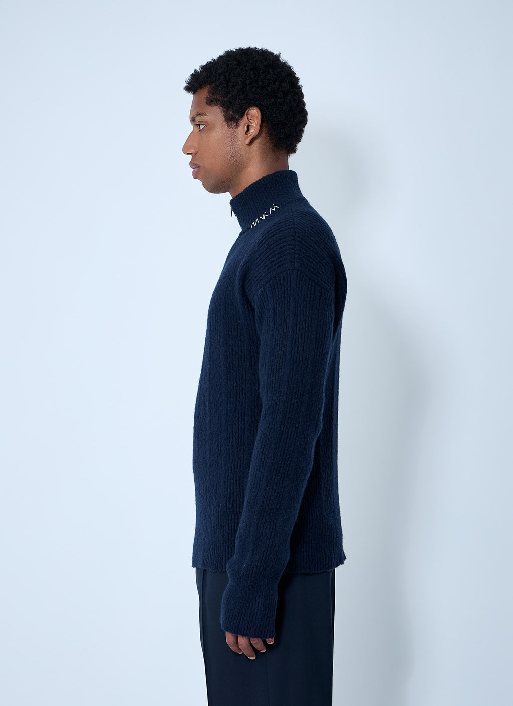 Marni Men Logo Embroidery Sweater