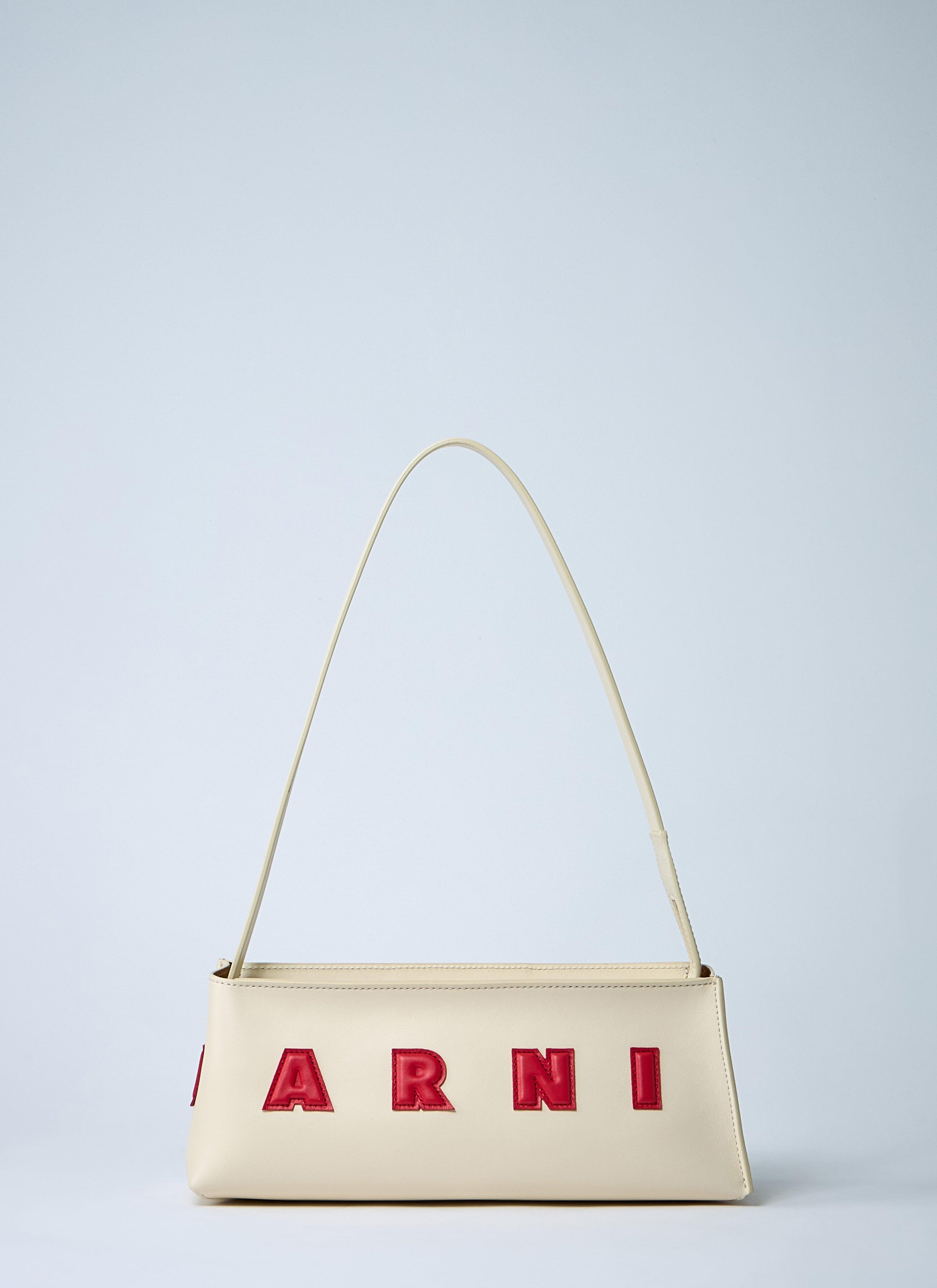 Marni Women Leather Baguette Musuem Shoulder Bag