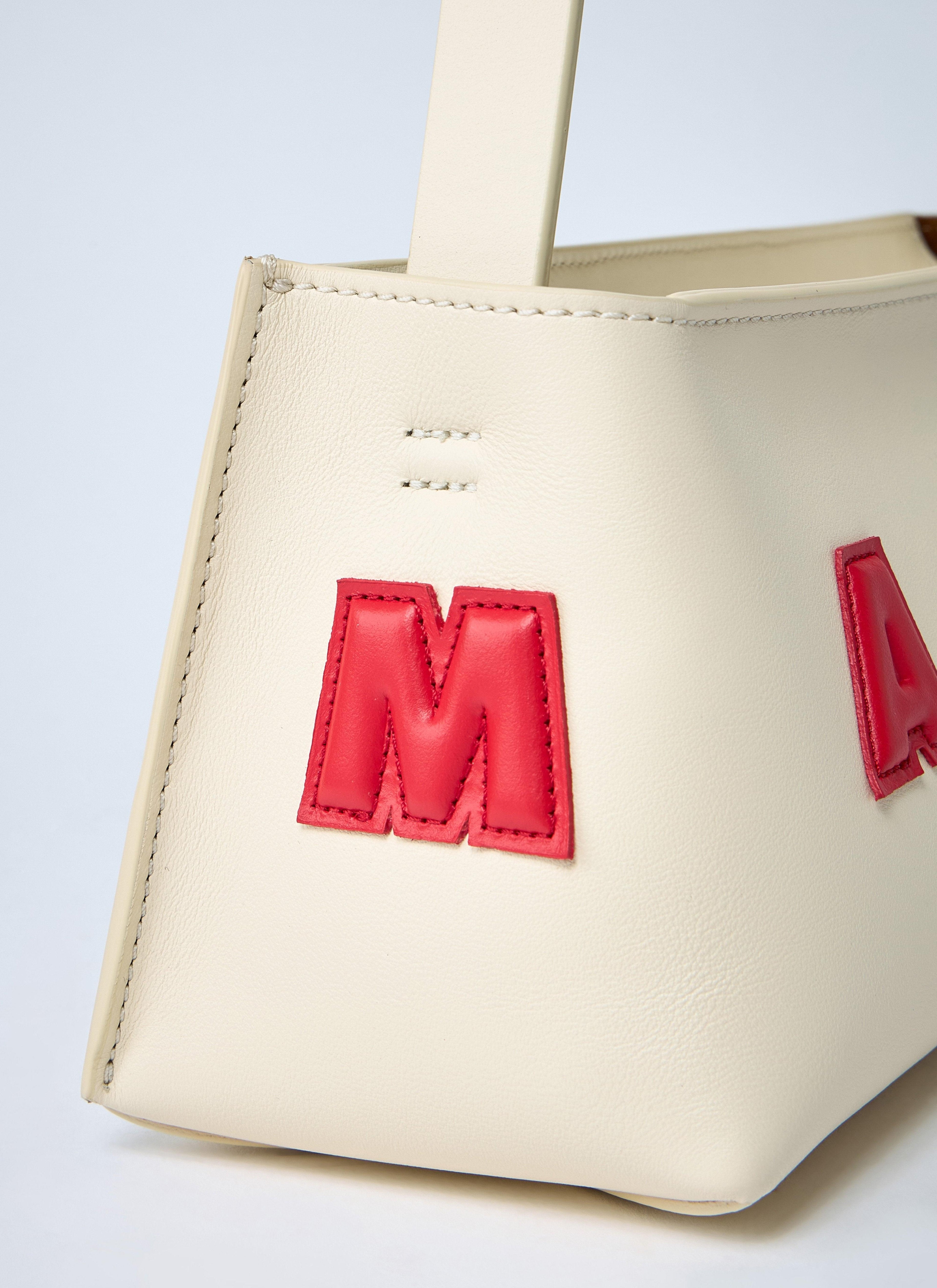 Marni Women Leather Baguette Musuem Shoulder Bag