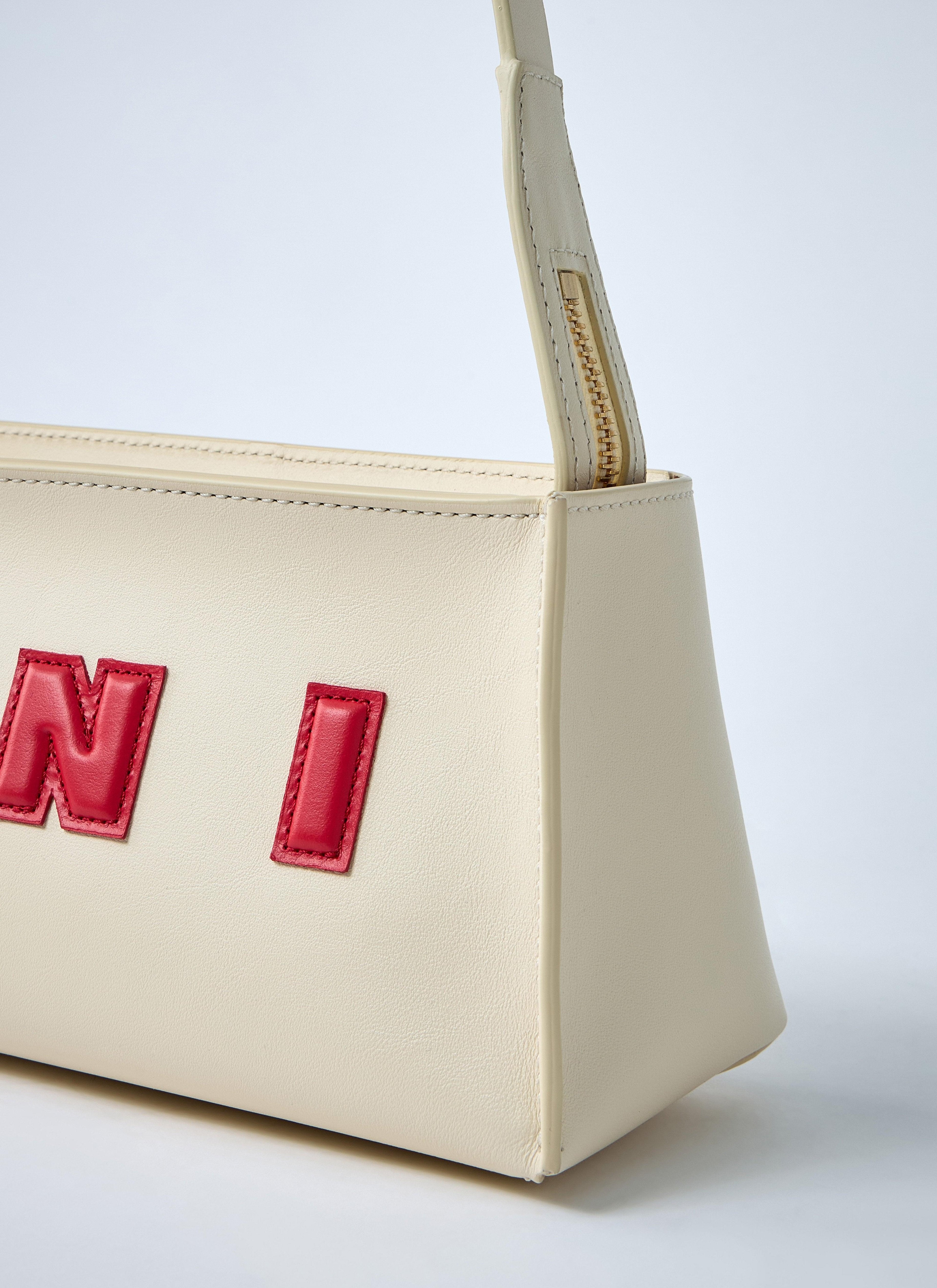Marni Women Leather Baguette Musuem Shoulder Bag
