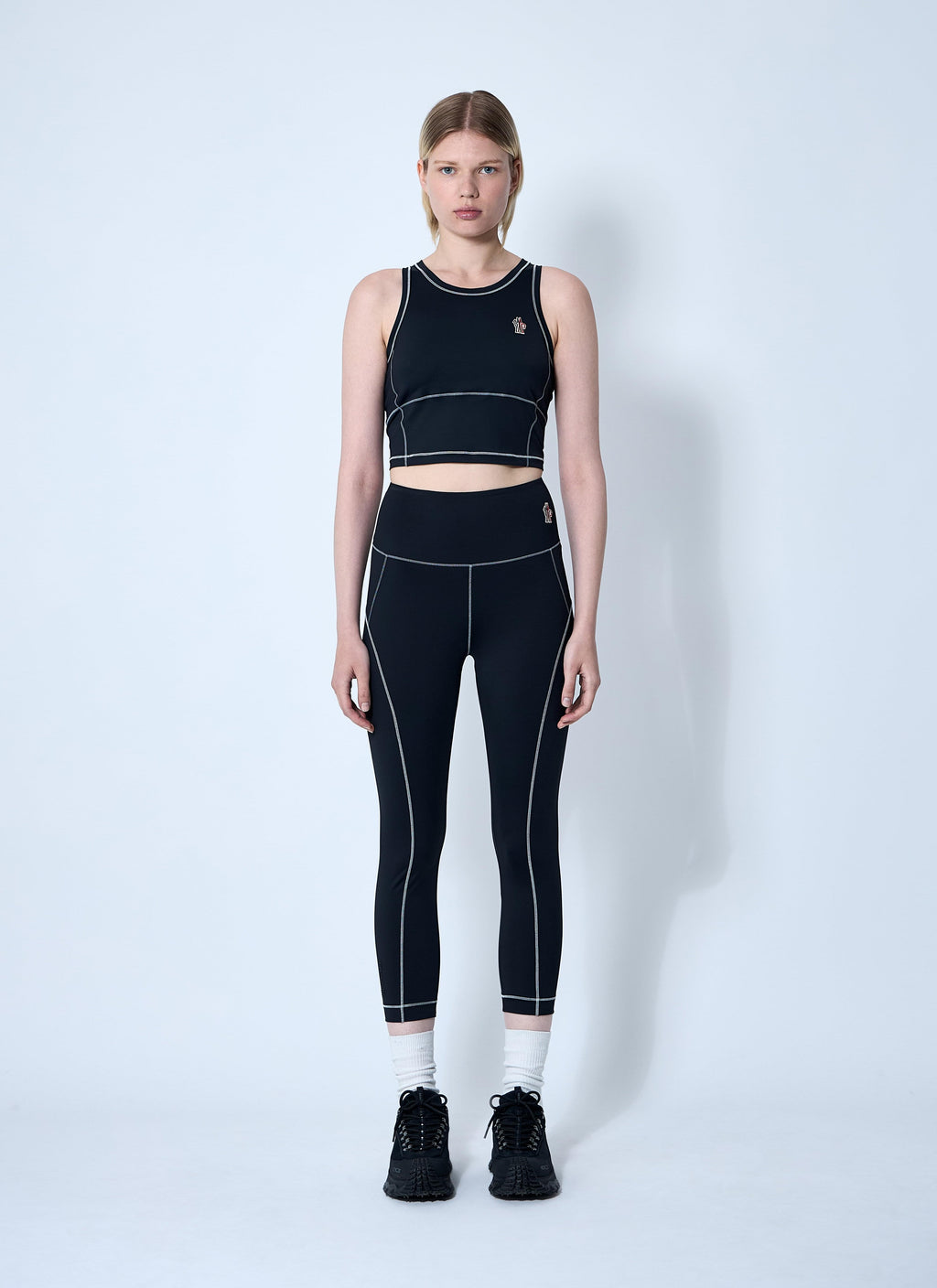 Moncler Grenoble Women Logo Patch Leggings