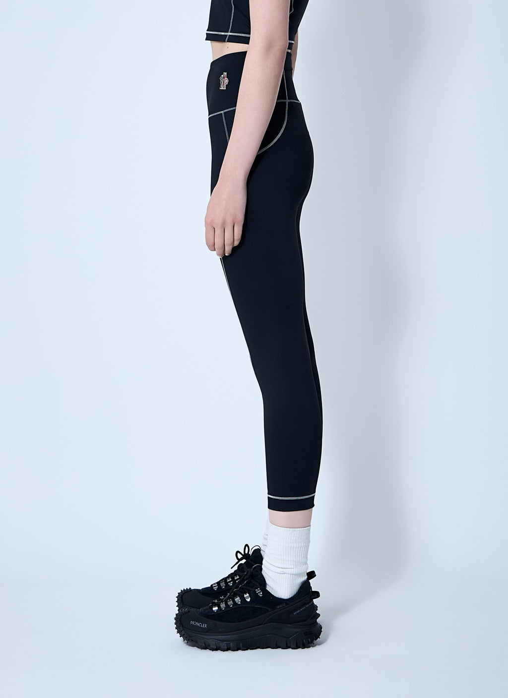 Moncler Grenoble Women Logo Patch Leggings