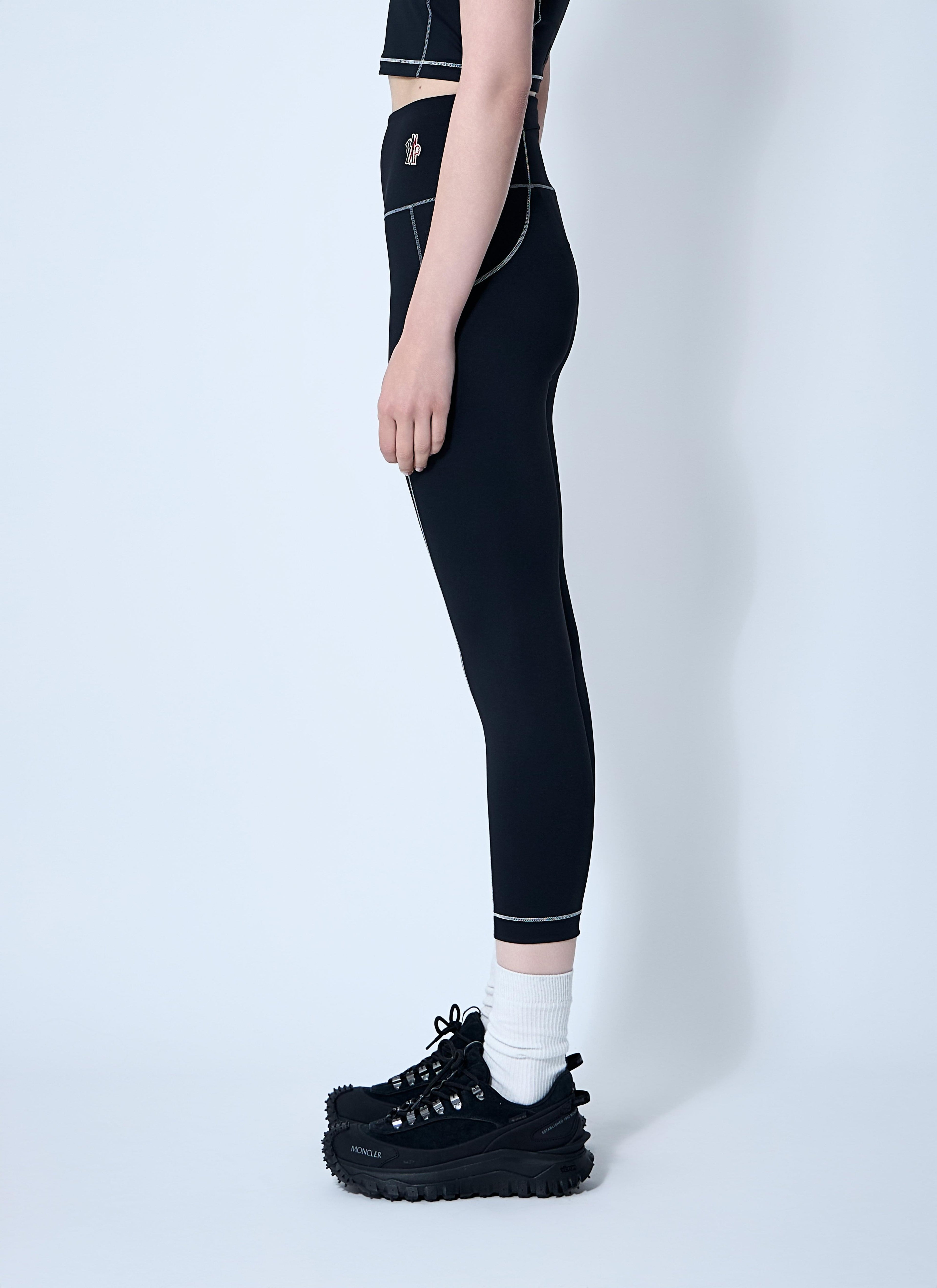 Moncler Grenoble Women Logo Patch Leggings