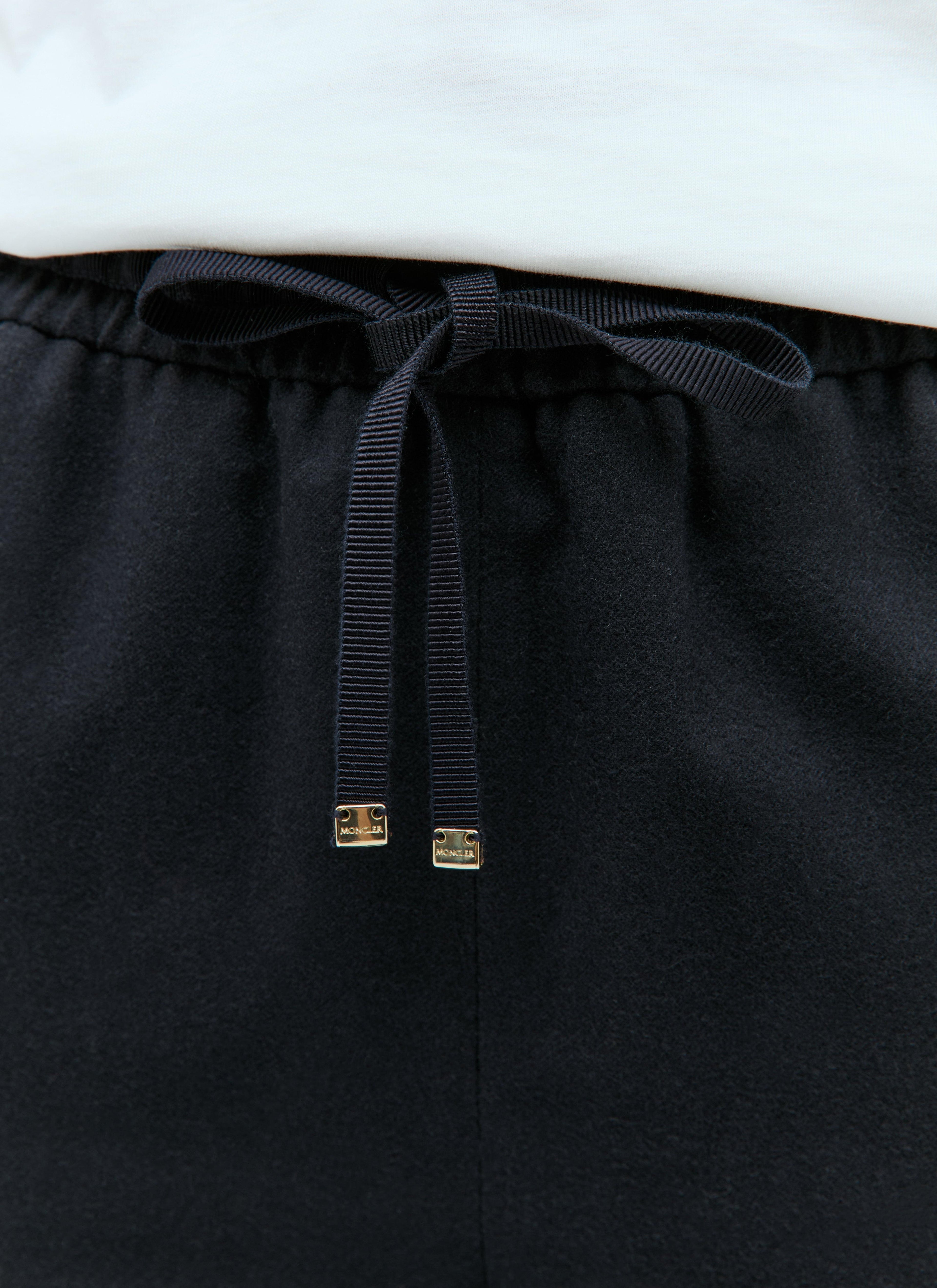 Moncler Women Wool-Blend Drawstring Trackpants