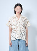 Moncler Women Short Sleeve Button-Down Shirt