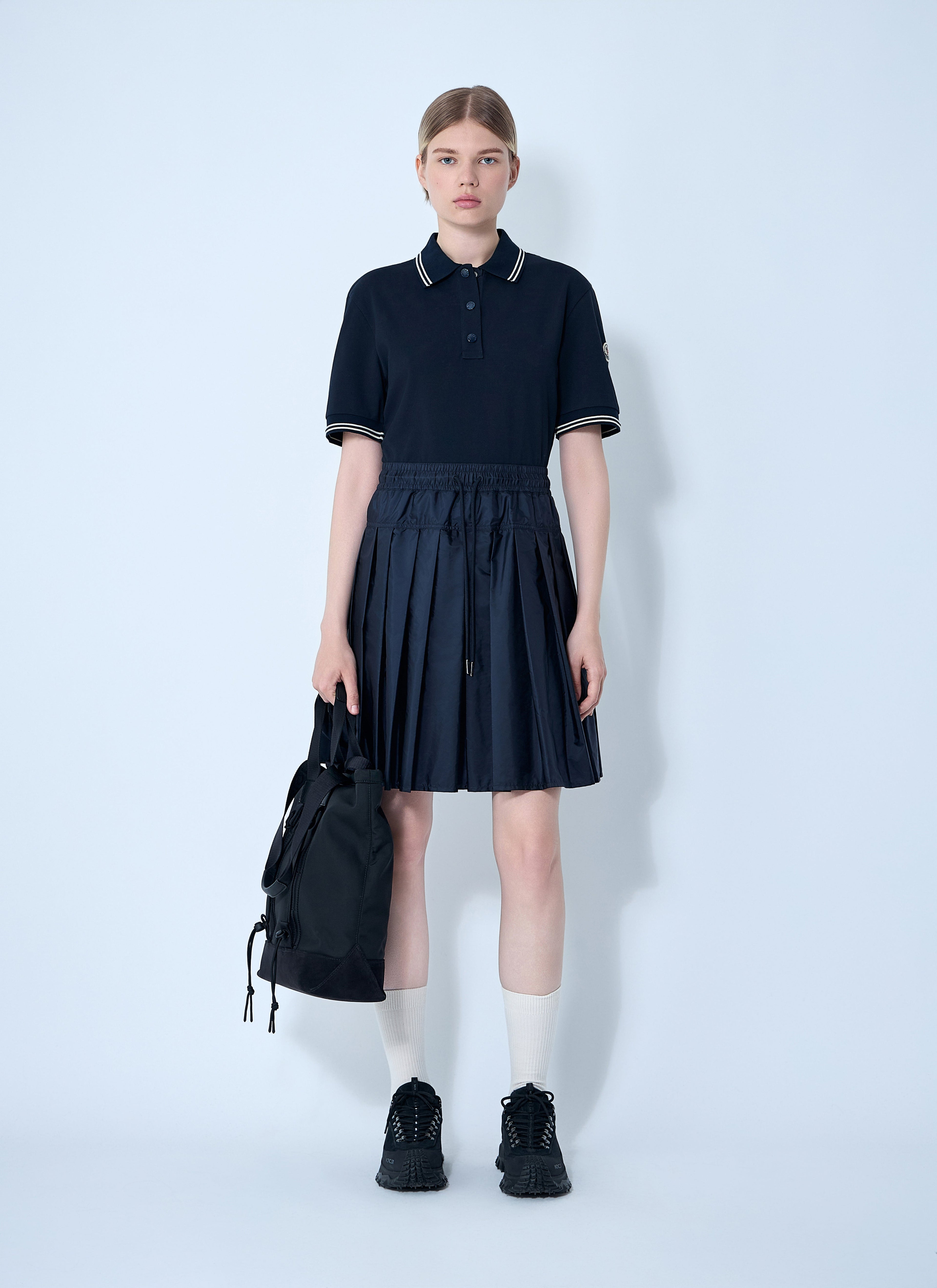 Moncler Women Piquet Polo Shirt Dress