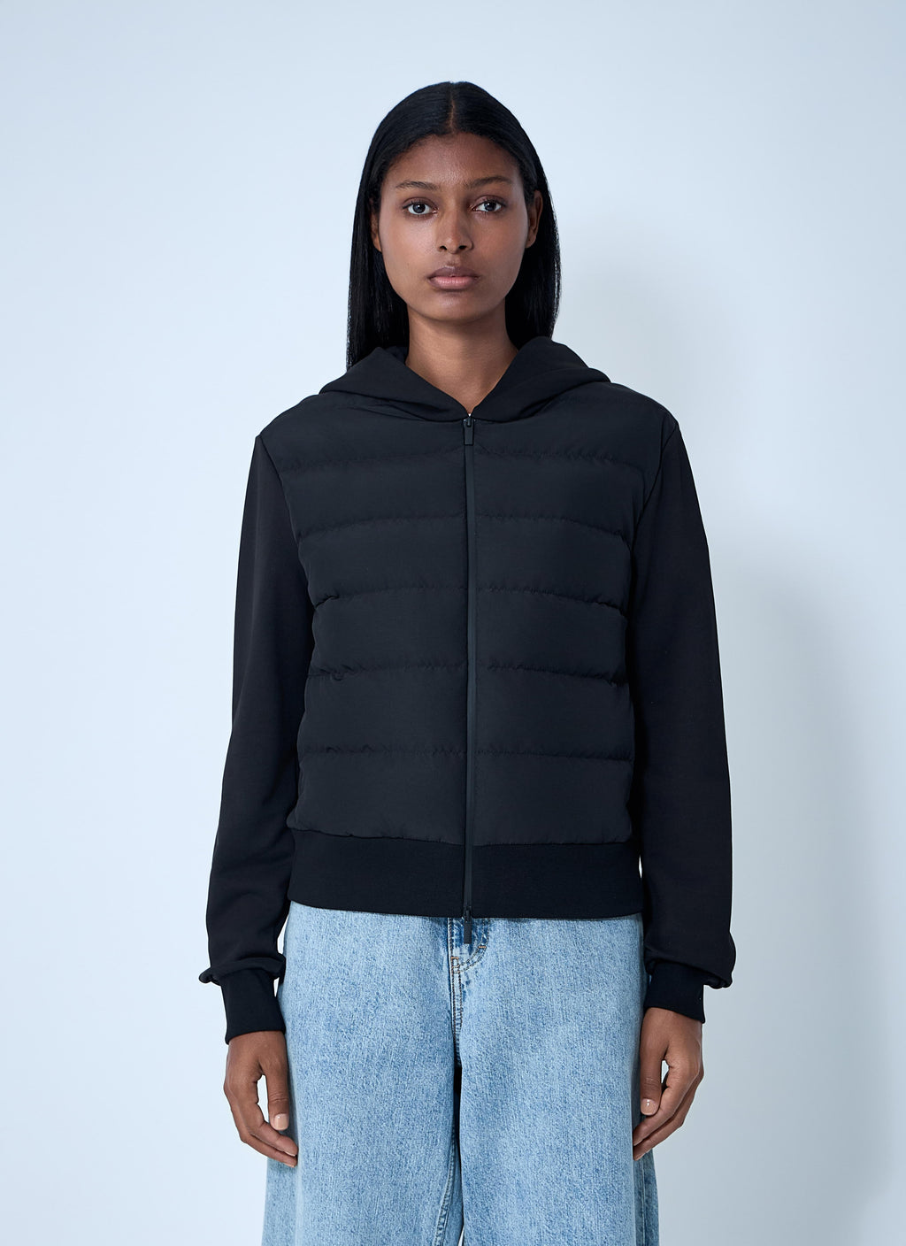 Moncler Women Quilted Hooded Cardigan
