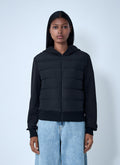 Moncler Women Quilted Hooded Cardigan