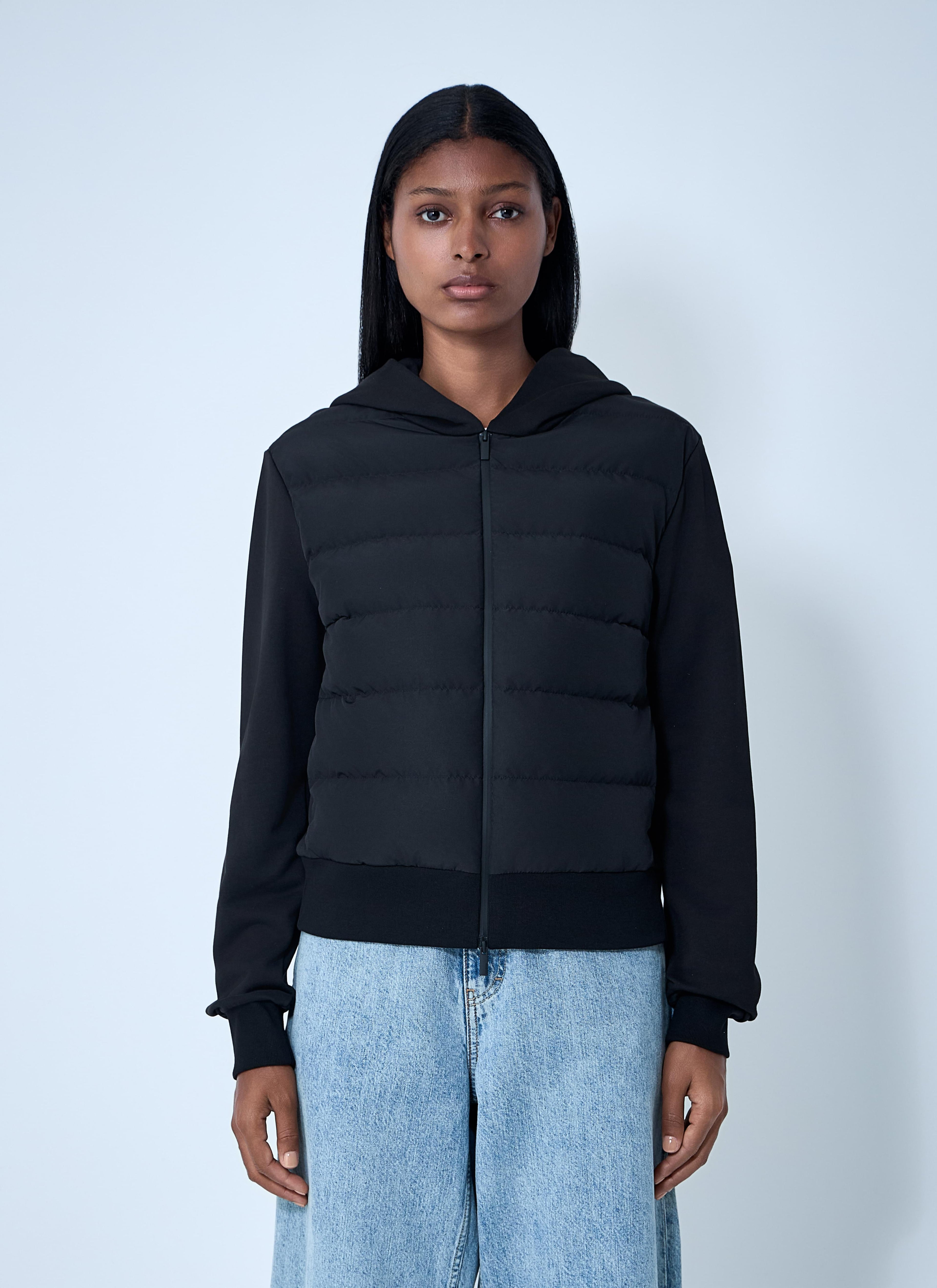 Moncler Women Quilted Hooded Cardigan
