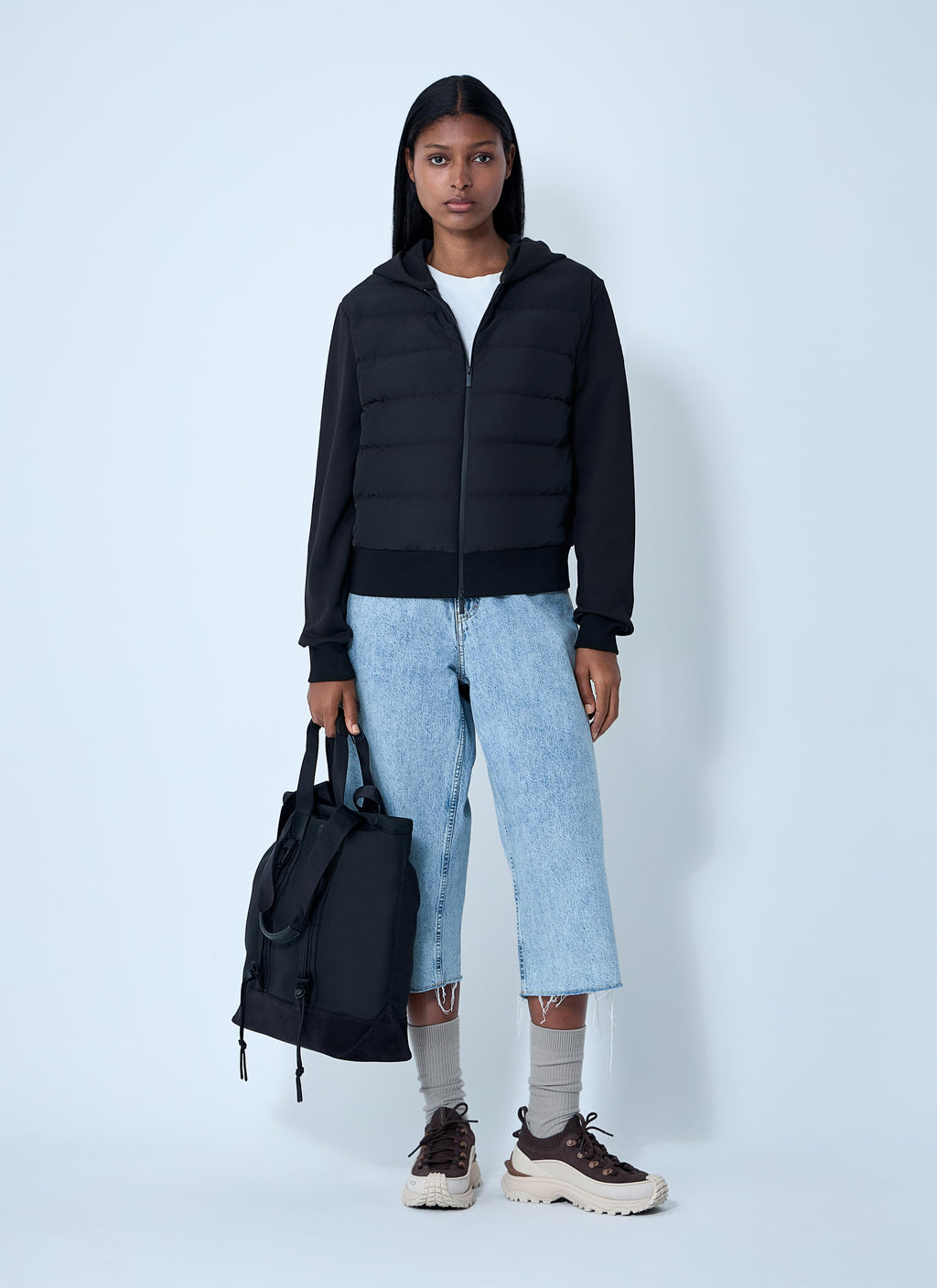 Moncler Women Quilted Hooded Cardigan