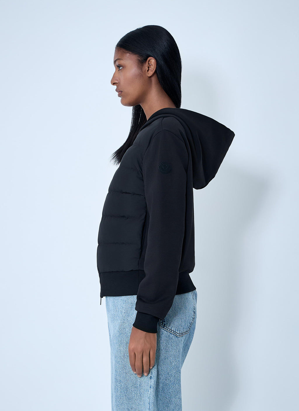 Moncler Women Quilted Hooded Cardigan