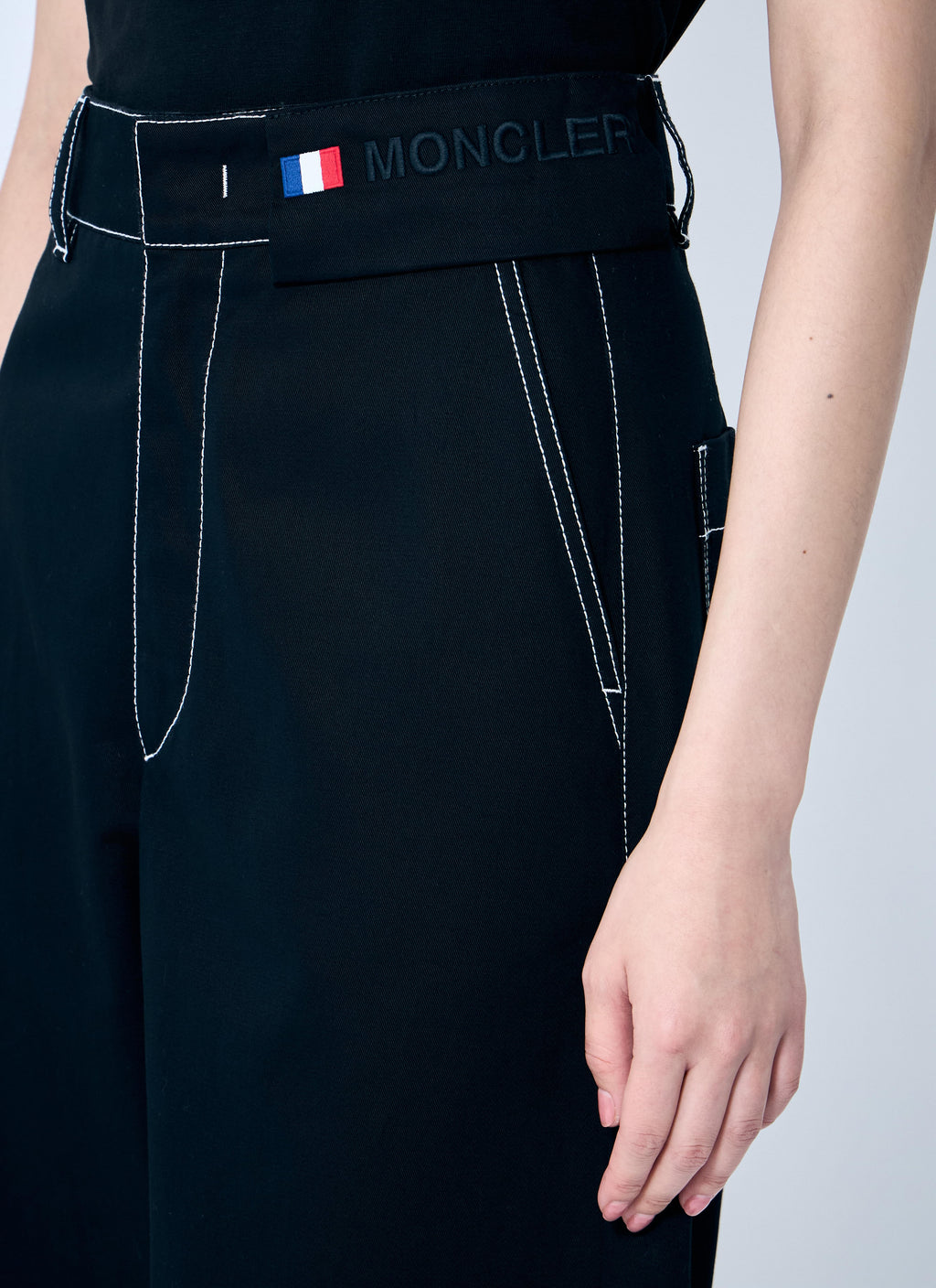 8 Moncler Palm Angels Women Wide-Leg Pants