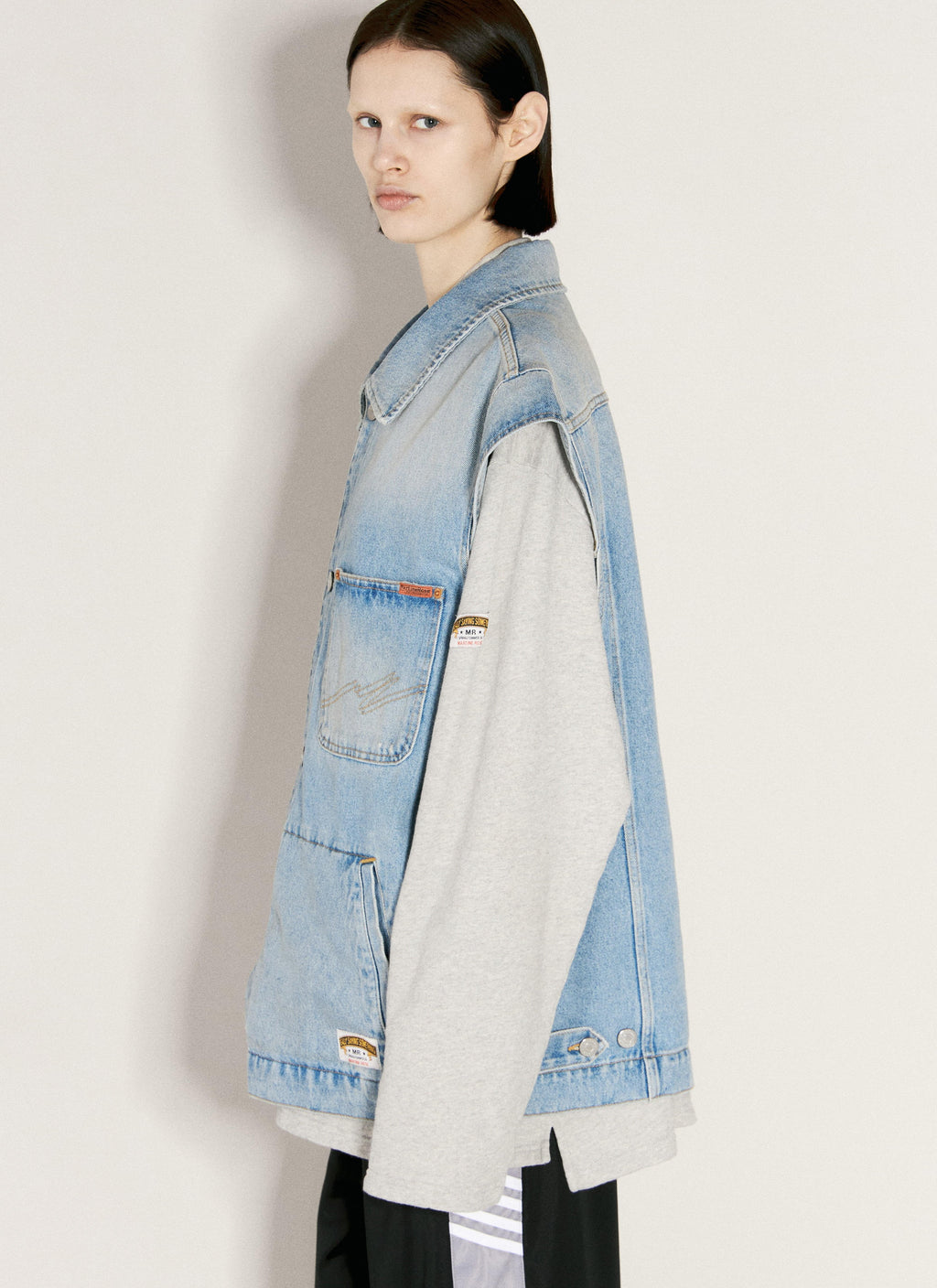 Martine Rose Women Denim Gilet