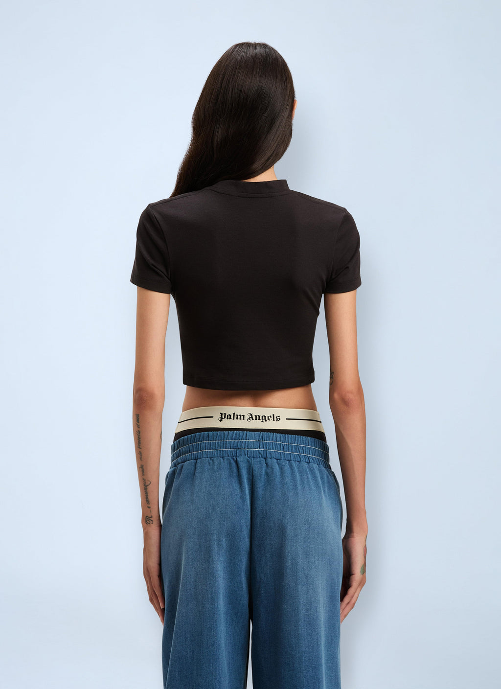 Palm Angels Women Logo Motif T-Shirt